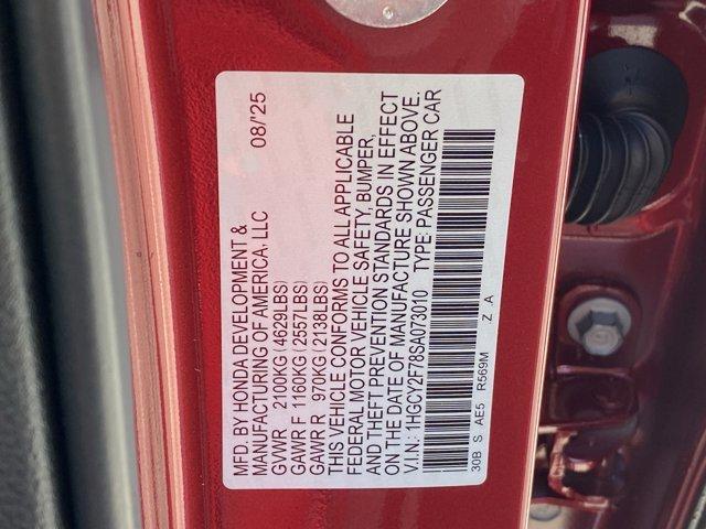 new 2025 Honda Accord Hybrid car, priced at $36,980