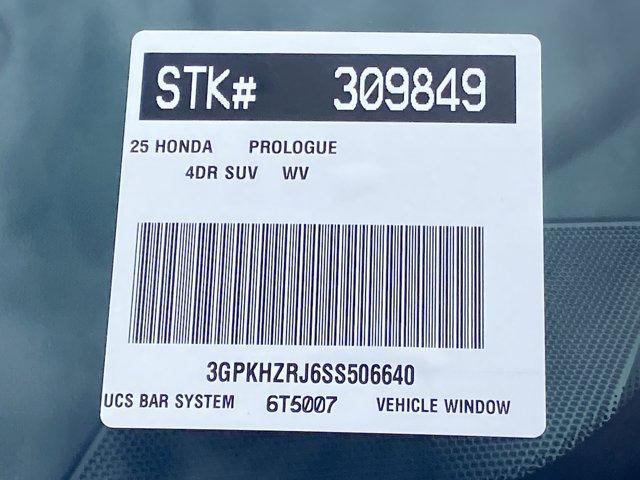 new 2025 Honda Prologue car, priced at $59,805