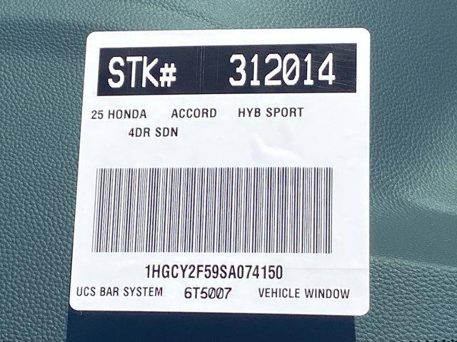 new 2025 Honda Accord Hybrid car, priced at $36,410
