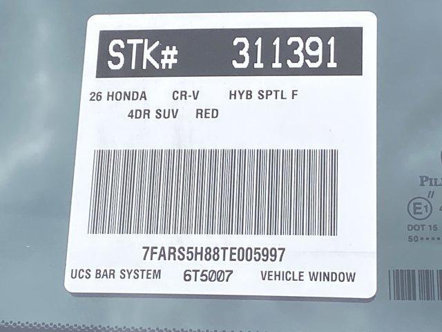 new 2026 Honda CR-V Hybrid car, priced at $40,575