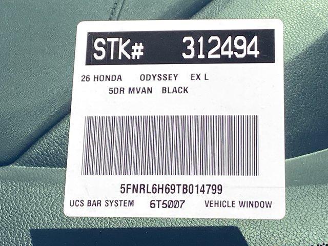 new 2026 Honda Odyssey car, priced at $44,290