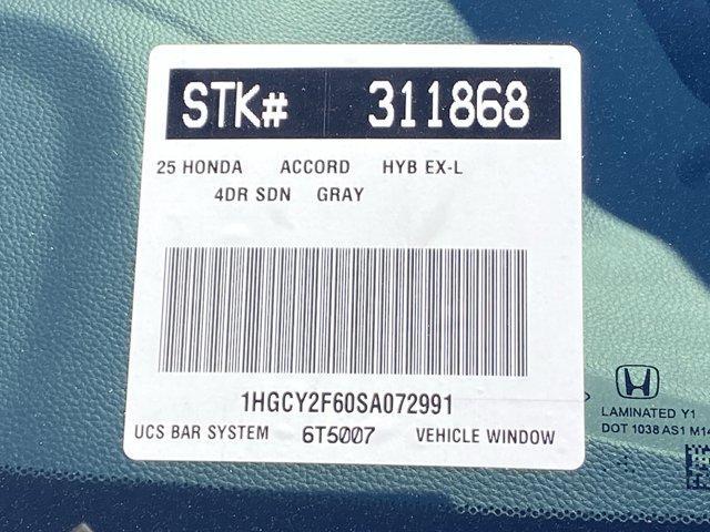 new 2025 Honda Accord Hybrid car, priced at $36,545