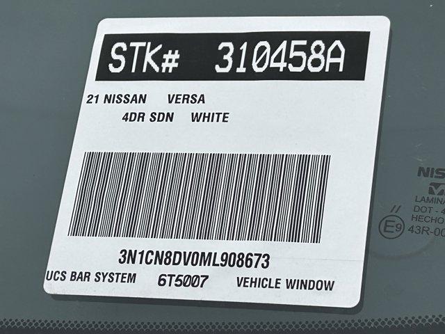 used 2021 Nissan Versa car, priced at $12,388