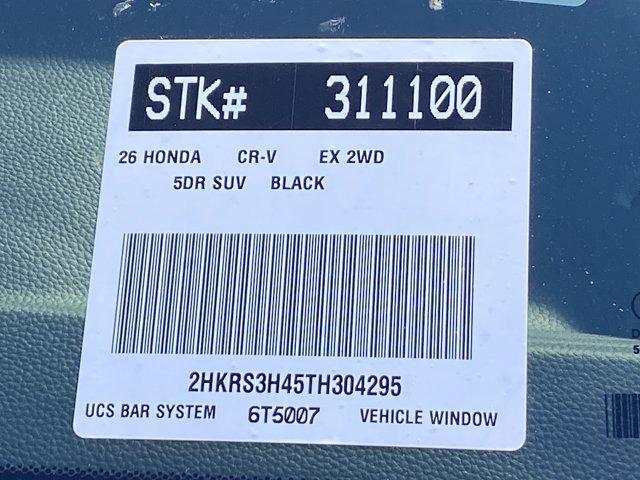 new 2026 Honda CR-V car, priced at $34,545