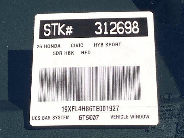 new 2026 Honda Civic Hybrid car, priced at $31,690