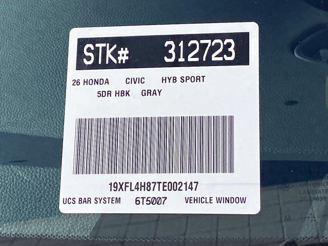 new 2026 Honda Civic Hybrid car, priced at $32,145