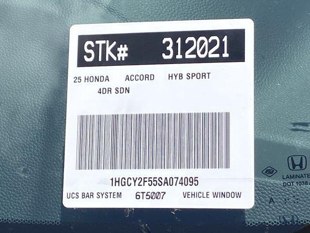 new 2025 Honda Accord Hybrid car, priced at $35,955