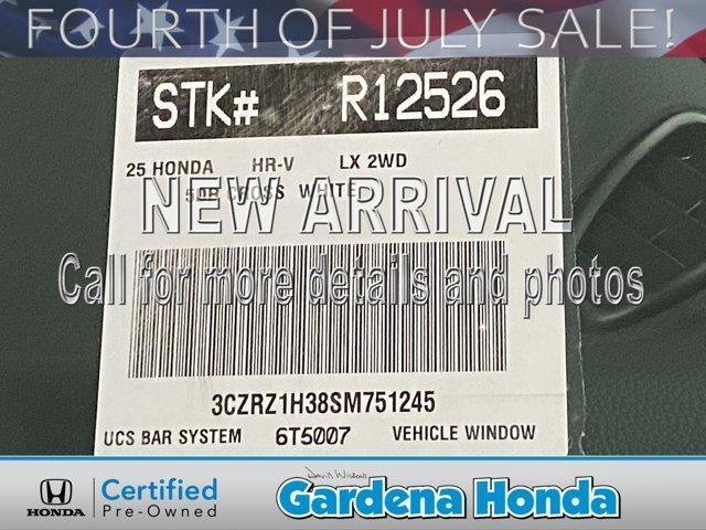 used 2025 Honda HR-V car, priced at $24,788