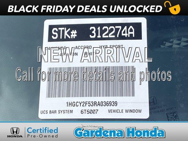 used 2024 Honda Accord Hybrid car, priced at $26,988