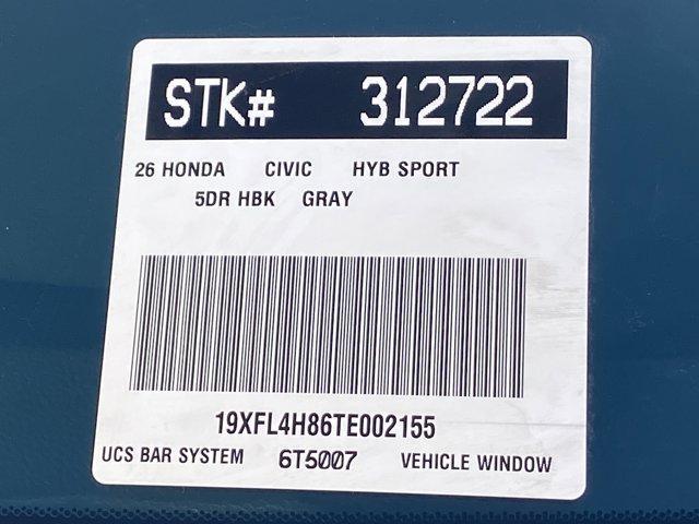 new 2026 Honda Civic Hybrid car, priced at $32,145