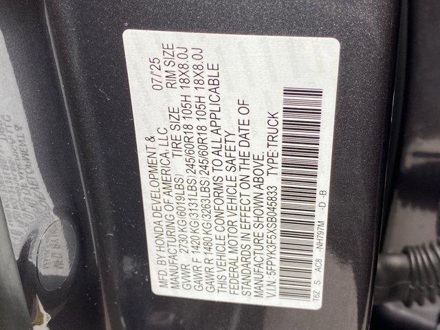 new 2025 Honda Ridgeline car, priced at $44,930