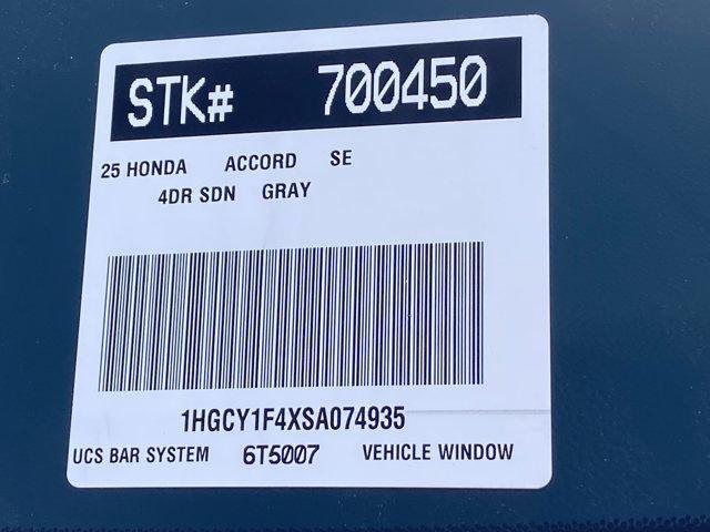 new 2025 Honda Accord car, priced at $32,210