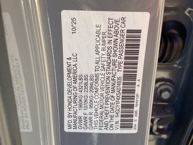 new 2025 Honda Accord car, priced at $32,210