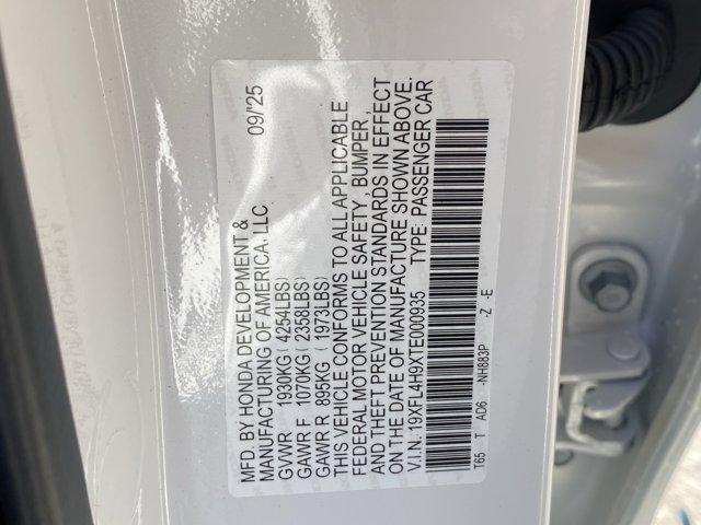 new 2026 Honda Civic car, priced at $35,145