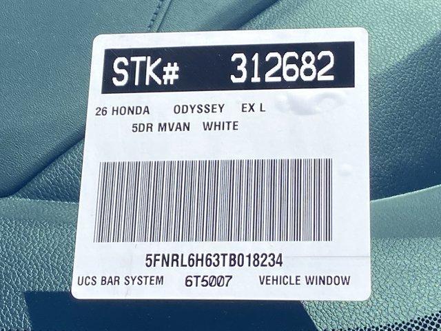 new 2026 Honda Odyssey car, priced at $46,140