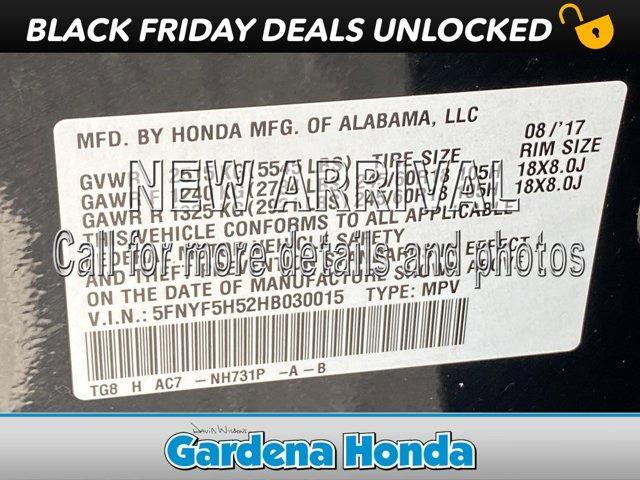 used 2017 Honda Pilot car, priced at $16,188