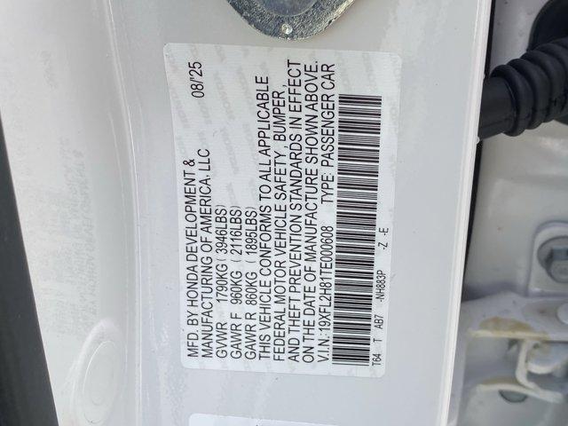 new 2026 Honda Civic car, priced at $29,445