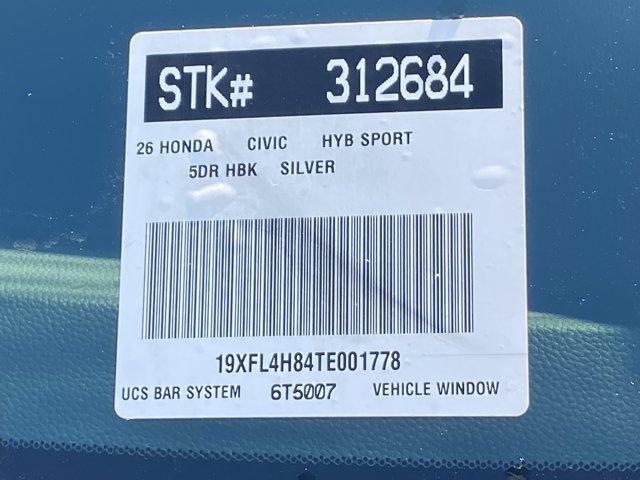 new 2026 Honda Civic Hybrid car, priced at $31,690