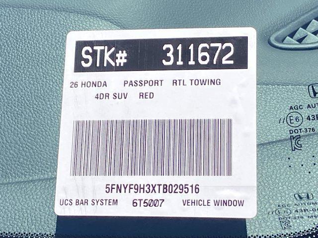 new 2026 Honda Passport car, priced at $47,400