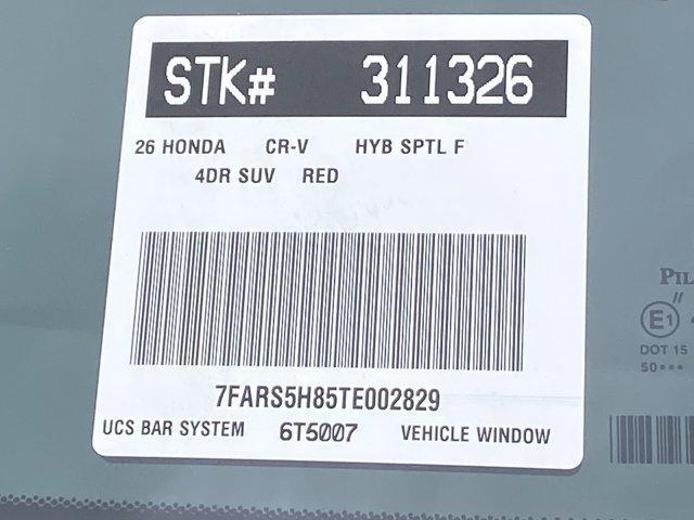 new 2026 Honda CR-V Hybrid car, priced at $40,575