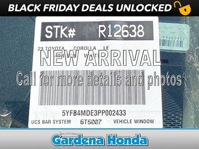 used 2023 Toyota Corolla car, priced at $17,588