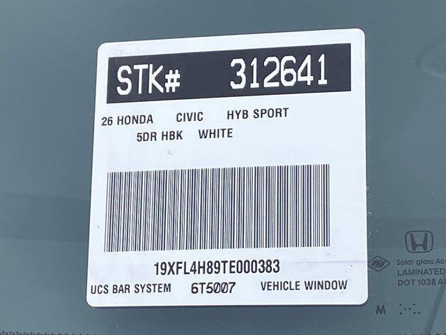 new 2026 Honda Civic Hybrid car, priced at $32,145