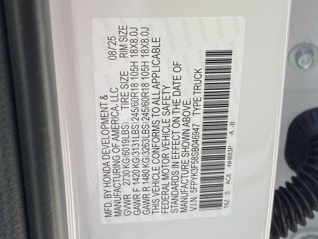 new 2025 Honda Ridgeline car, priced at $45,135