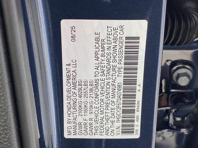 new 2025 Honda Accord Hybrid car, priced at $37,240