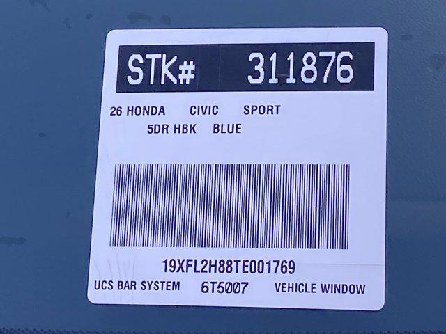 new 2026 Honda Civic car, priced at $29,445