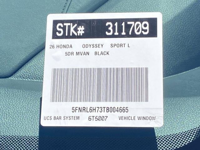 new 2026 Honda Odyssey car, priced at $45,390