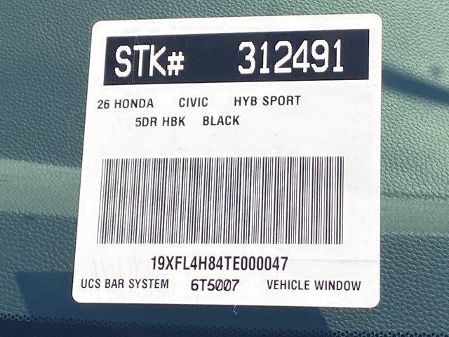 new 2026 Honda Civic Hybrid car, priced at $31,690