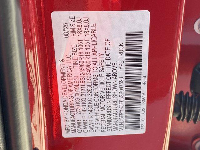 new 2025 Honda Ridgeline car, priced at $47,535