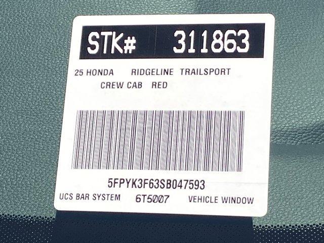 new 2025 Honda Ridgeline car, priced at $47,535