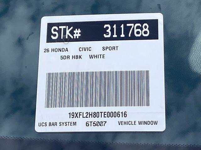 new 2026 Honda Civic car, priced at $29,445