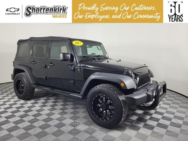 used 2017 Jeep Wrangler Unlimited car, priced at $20,953