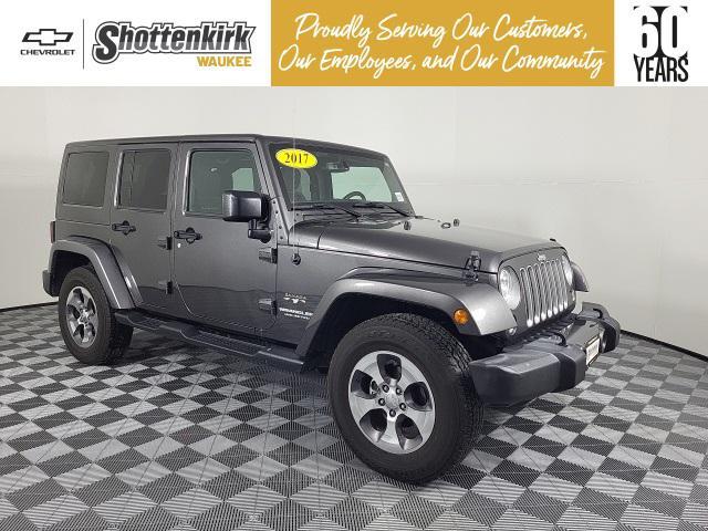 used 2017 Jeep Wrangler Unlimited car, priced at $22,989