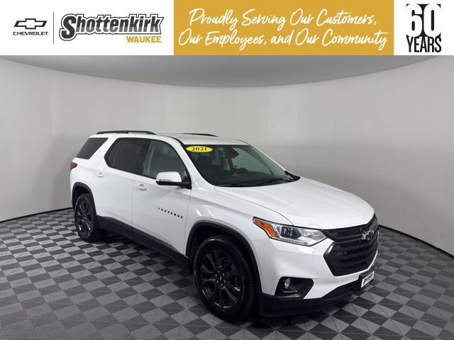 used 2021 Chevrolet Traverse car, priced at $23,301