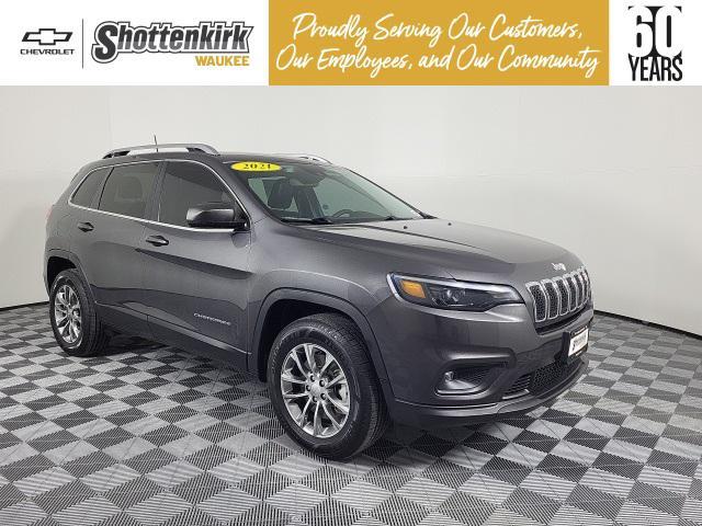 used 2021 Jeep Cherokee car, priced at $22,059