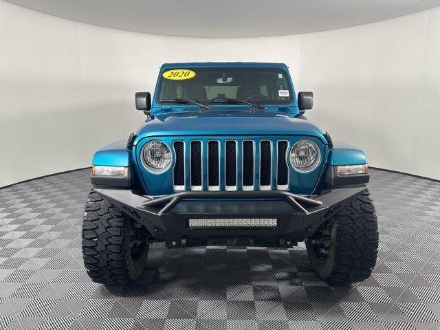 used 2020 Jeep Wrangler Unlimited car, priced at $33,586