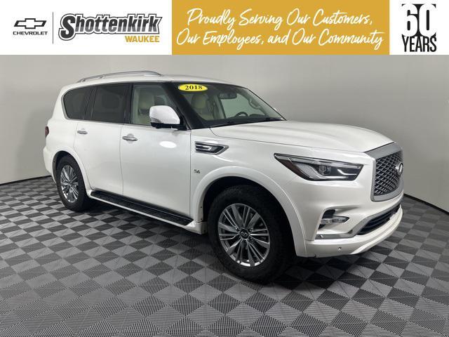 used 2018 INFINITI QX80 car, priced at $24,555