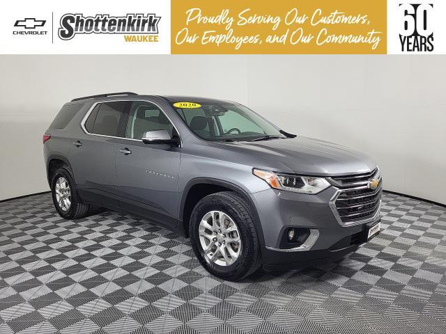 used 2020 Chevrolet Traverse car, priced at $21,398