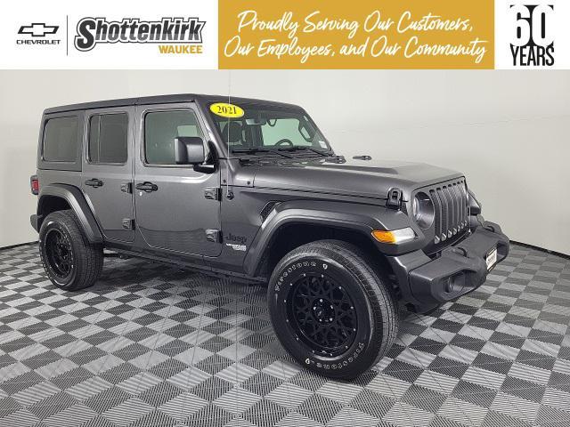 used 2021 Jeep Wrangler Unlimited car, priced at $35,963