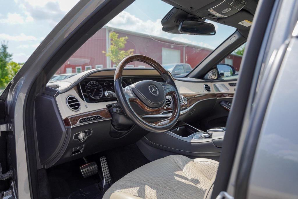 used 2015 Mercedes-Benz S-Class car, priced at $55,000