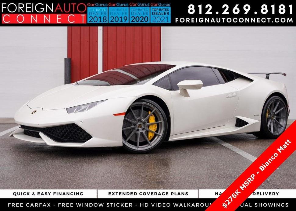 used 2015 Lamborghini Huracan car, priced at $185,000