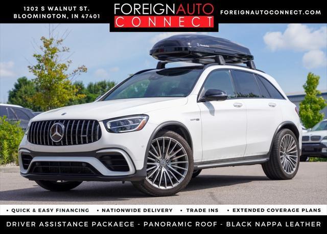 used 2020 Mercedes-Benz AMG GLC 63 car, priced at $52,500