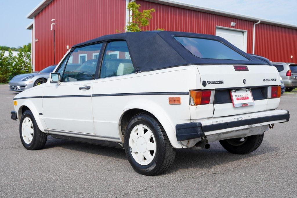 used 1987 Volkswagen Cabriolet car, priced at $10,000