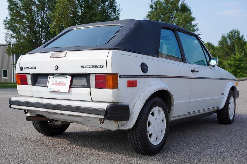 used 1987 Volkswagen Cabriolet car, priced at $10,000