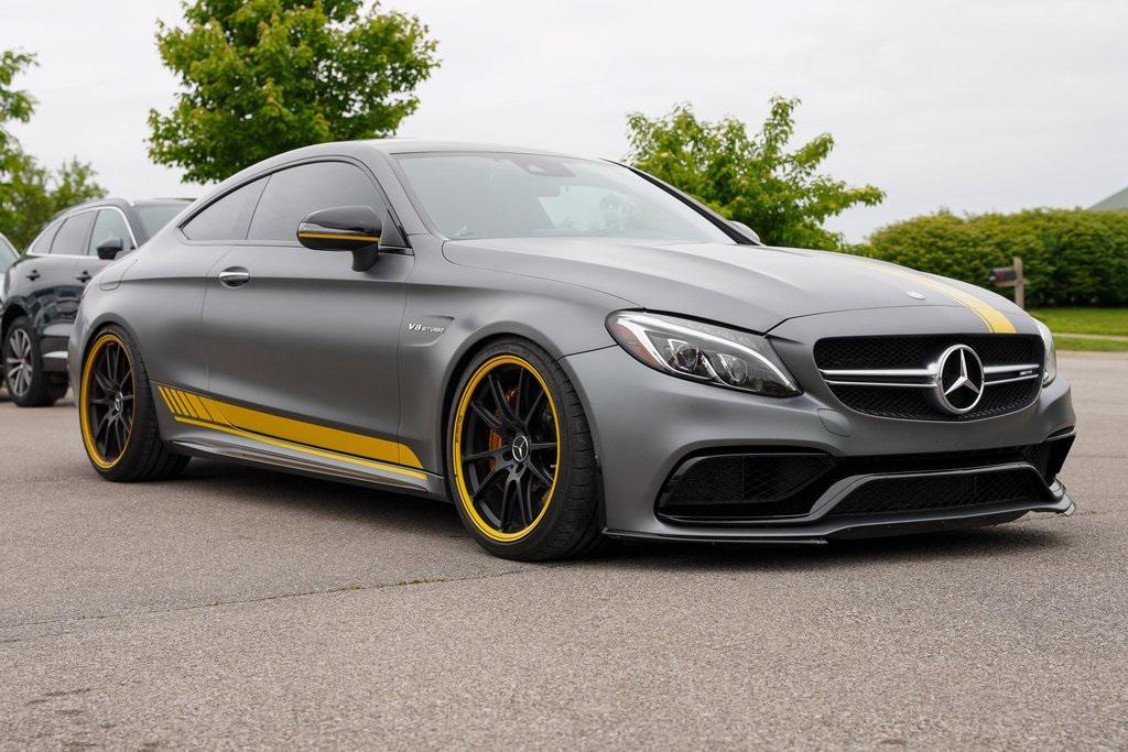 used 2017 Mercedes-Benz AMG C 63 car, priced at $65,000