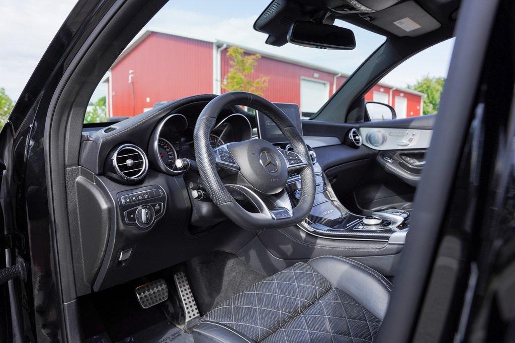 used 2019 Mercedes-Benz AMG GLC 63 car, priced at $50,000