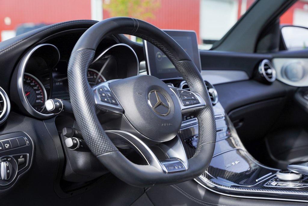 used 2019 Mercedes-Benz AMG GLC 63 car, priced at $50,000